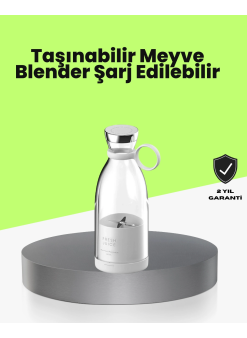 4 Bıçaklı Gıda Sınıfı Paslanmaz Çelik Taşınabilir Blender