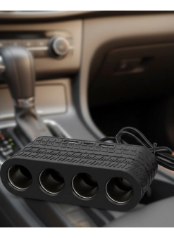 4 Çakmak Girişli Araç Çoklayıcı Type C Ve Usb Destekli Güvenli Güç Dağıtıcı