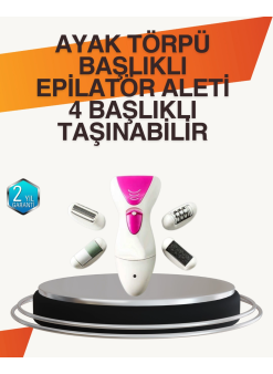 4 Fonksiyonlu Epilasyon Ve Tırnak Bakım Makinesi