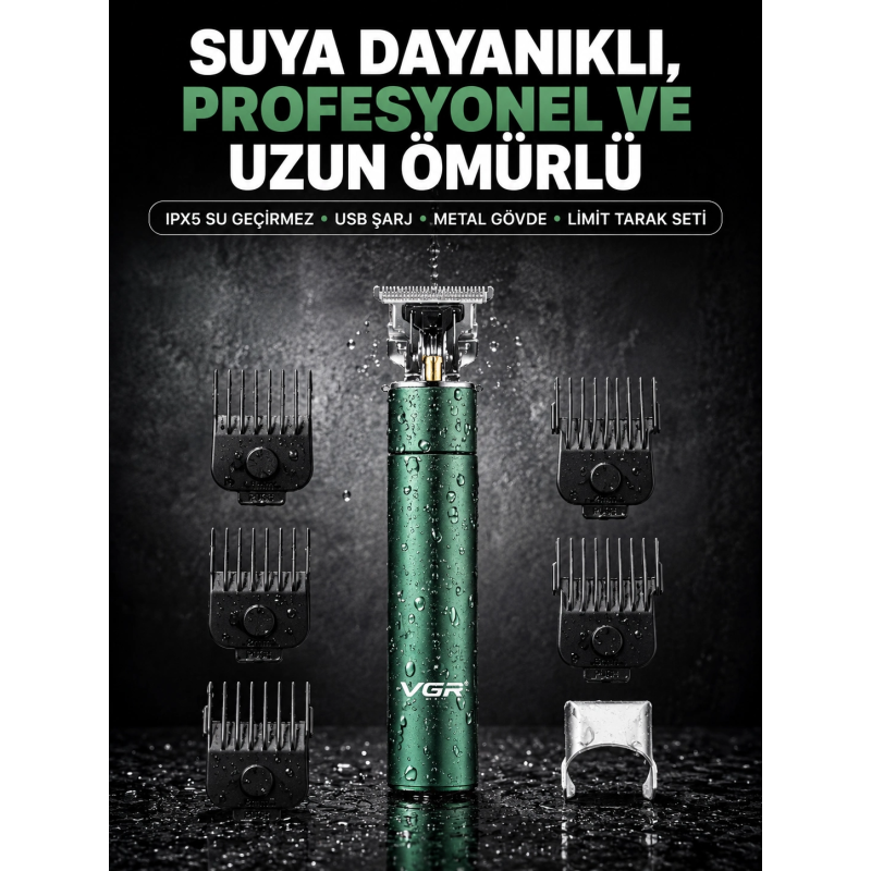 4 Limit Taraklı Ipx5 Su Geçirmez Saç Kesme Makinesi 4 Limit Taraklı Ipx5 Su Geçirmez Saç Kesme Makinesi