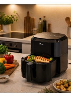 4 Litre Dijital Air Fryer Yağsız Sıcak Hava Fritözü 1360w Güç