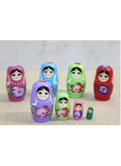 4'lü Ahşap Matruşka Alk3814