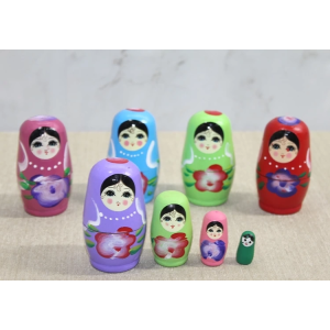 4'lü Ahşap Matruşka Alk3814