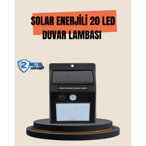 4 Modlu Solar Led Bahçe Ve Garaj Lambası