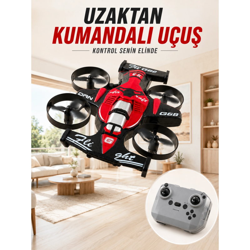 4 Pervaneli Rc Drone Uzaktan Kumandalı 360 Derece Dönüşlü Akrobatik Uçan Oyuncak 4 Pervaneli Rc Drone Uzaktan Kumandalı 360 Derece Dönüşlü Akrobatik Uçan Oyuncak