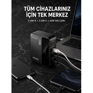 4 Portlu Gan Masaüstü Hızlı Şarj İstasyonu