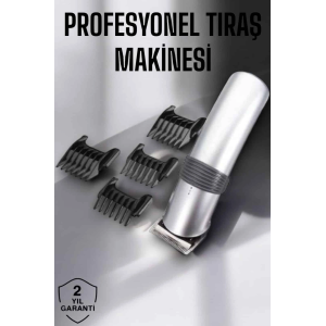 4 Taraklı Taşınabilir Profesyonel Saç Ve Sakal Kesme Tıraş Makinesi