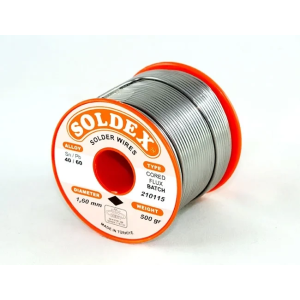 40-60 Lehim Teli 500 Gr 1.6 Mm- Sn:40 / Pb:60