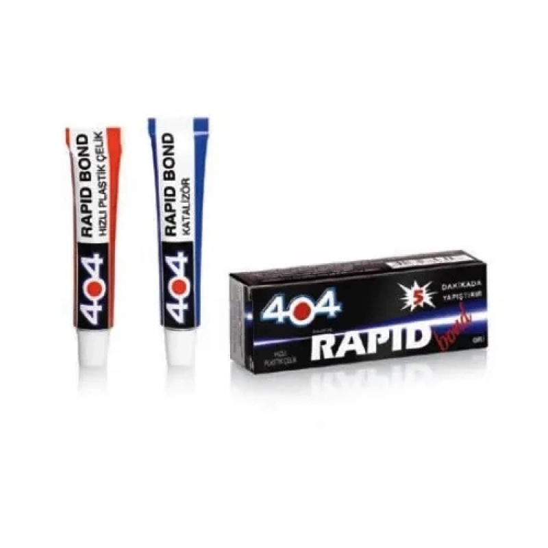 404 Plastik Çelik Rapid Bond Hızlı Yapıştırıcı 16gr - Şeffaf 404 Plastik Çelik Rapid Bond Hızlı Yapıştırıcı 16gr - Şeffaf
