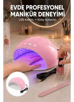 45w Güçlü Ultraviyole Işıklı Oje Kurutucu Cihaz Yeni Nesil