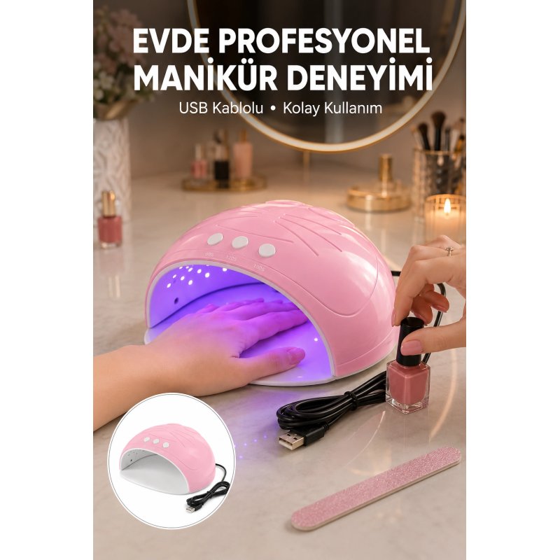 45w Güçlü Ultraviyole Işıklı Oje Kurutucu Cihaz Yeni Nesil 45w Güçlü Ultraviyole Işıklı Oje Kurutucu Cihaz Yeni Nesil