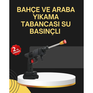 48v Şarjlı Basınçlı Yıkama Tabancası Köpük Ve Çift Nozul 2025 Model
