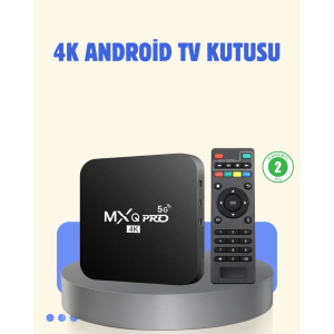 4k Android Tv Box – 2gb Ram 16gb Rom, Hızlı Wi-fi Bağlantılı Akıllı Medya Kutusu