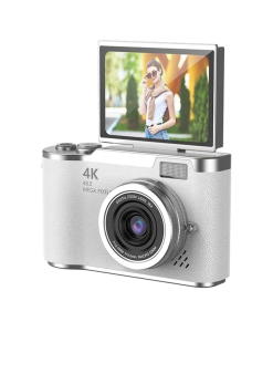 4k Dijital Retro Video Kamera 48mp 18x Zoom Flaşlı (32gb) Kart Dijital Vlog Fotoğraf  Makinesi Türkçe