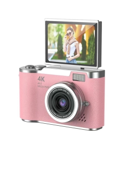 4k Dijital Retro Video Kamera 48mp 18x Zoom Flaşlı (32gb) Kart Dijital Vlog Fotoğraf  Makinesi Türkçe