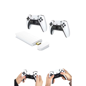 4k Hd Görüntü Kaliteli Retro Game Stick 20000 Oyunlu Çift Kollu Beyaz Game Stick