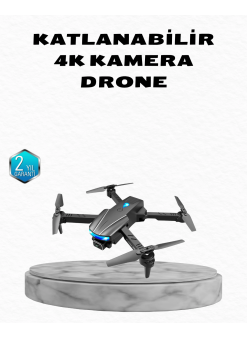 4k Kamera Özellikli Katlanabilir Drone Wi-fi Ve Yükseklik Sabitlemeli