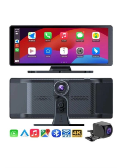 4k Ultra Araç İçi Ön Ve Arka Kameralı Ekran Hd 2 Kameralı Torpido Üstü Araç Multimedya