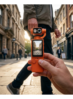 4k Ultra Hd Gimbal Vlog Kamera 180 Derece Döner Lens Ve Sabitleyici Özellikli