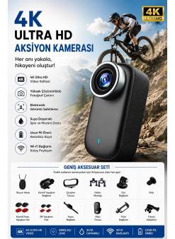 4k Ultra Hd Mini Wıfı Aksiyon Kamerası Taşınabilir Vücut Kamerası 1.47’hd Ekranlı Giyilebilir Video Kaydedici