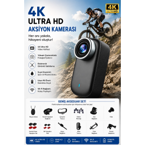 4k Ultra Hd Mini Wıfı Aksiyon Kamerası Taşınabilir Vücut Kamerası 1.47’hd Ekranlı Giyilebilir Video Kaydedici