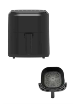 4l Airfryer Hazneli Hava Fritözü Yağsız Fritöz Taşınabilir Fırın İşlevi Gören Pratik