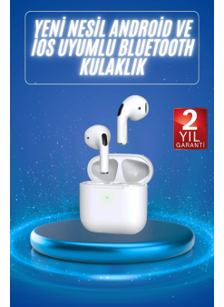 4.nesil Bluetooth Kulaklık Yüksek Ses Kaliteli Dokunmatik Kontrol Özellikli