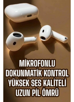 4.nesil Kaliteli Tws Android Ve İos Uyumlu Mikrofonlu Kulaklık