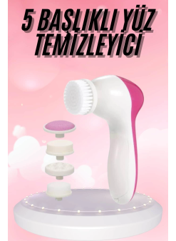 5 Başlıklı Titreşimli Cilt Temizleme Seti Canlandırıcı Ve Onarıcı