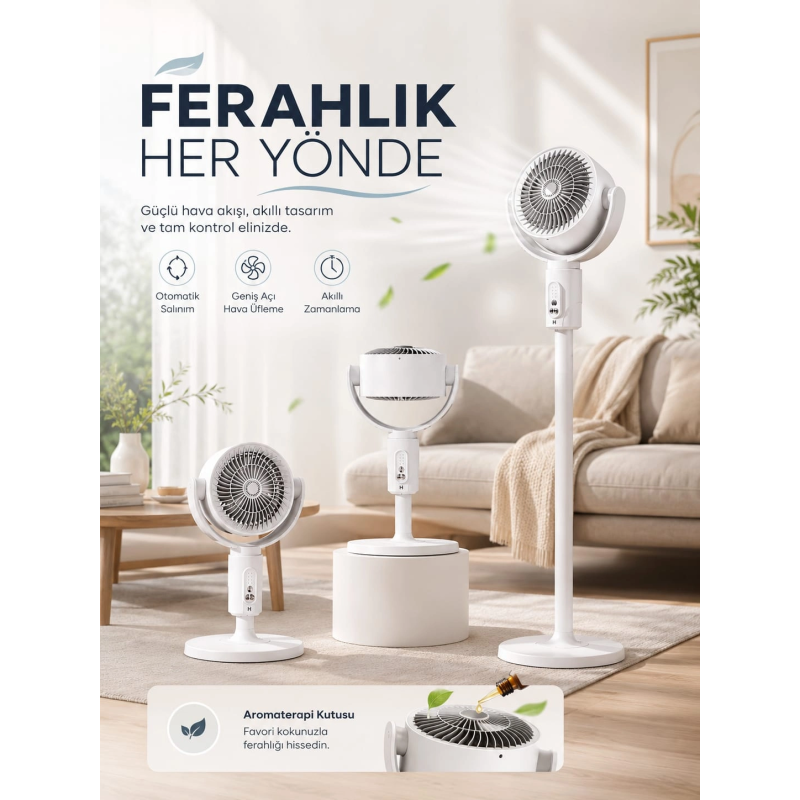 5 Kademeli Hız Ayarıyla Güçlü Hava Akışlı Dikey Vantilatör 5 Kademeli Hız Ayarıyla Güçlü Hava Akışlı Dikey Vantilatör