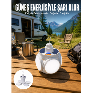 5 Kanatlı Solar Lamba Yeni Nesil