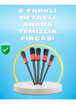 5'li Araba Temizlik Fırçaları-farklı Boyutlu Fırçalarla Derinlemesine Temizlik