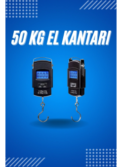 50 Kg Dijital El Terazisi Cep Tartısı El Kantarı Terazi