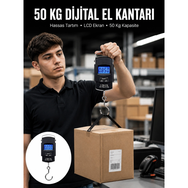 50 Kg Dijital El Terazisi Cep Tartısı El Kantarı Terazi Yeni Nesil 50 Kg Dijital El Terazisi Cep Tartısı El Kantarı Terazi Yeni Nesil