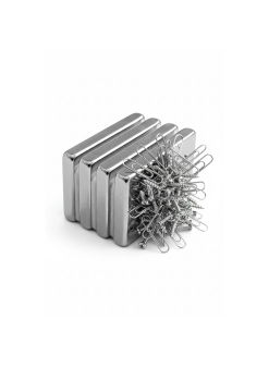 2 Adet 40x20x5mm Neodyum Magnet Güçlü N35 Mıknatıs Köşeli Nikel Kaplama
