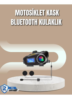 500 Metre İnterkom Mesafeli Kask Kulaklığı Gürültü Engelleyici