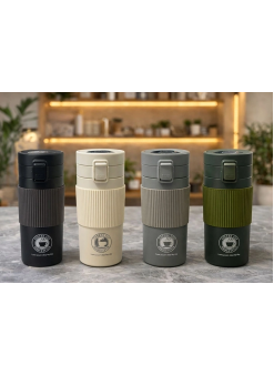 500 Ml Paslanmaz Çelik Termos Dereceli Mug - Sızdırmaz Kapaklı Çift Katmanlı Dereceli Termos  Alk4627