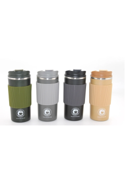 500ml Paslanmaz Çelik Termos Mug - Sızdırmaz Kapaklı Çift Katmanlı Termos Alk3133