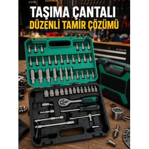 53 Parça Çok Amaçlı Lokma Anahtar Seti
