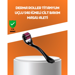 540 İğneli Titanyum Dermaroller Profesyonel Ev Tipi Cilt Yenileme Atı