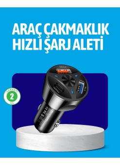 55w Güçlü Araç Şarj Cihazı Power Delivery Destekli