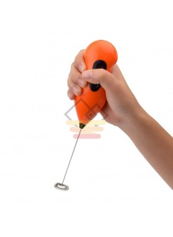 Mini Pilli Portatif Karıştırıcı Cappucino Maker Mikser - Renkli