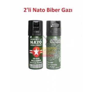 Nato Biber Gazı 2 Adet Birden