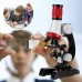 Bilimsel Eğitici Mikroskop Kiti Zoom Led Işıklı Set
