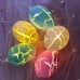 Renkli Çatlak Görünümlü Yumurta Şekilli Led Lamba