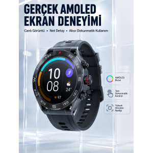 5g Android Sım Kartlı Akıllı Saat Dönebilen Hd Kamera Amoled Ekran Gps Wi-fi