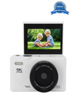 5k 75mp Hd Dijital Kamera 18x Dijital Zoom, Flaşlı,3.0 İnç Ekranlı Fotoğraf Makinesi