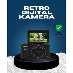 5k Uhd Dijital Kamera 75mp Sensör 18x Zoom Stabilizasyonlu