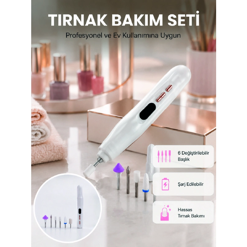 6 Farklı Başlık İle Çok Yönlü Tırnak Bakımı 6 Farklı Başlık İle Çok Yönlü Tırnak Bakımı