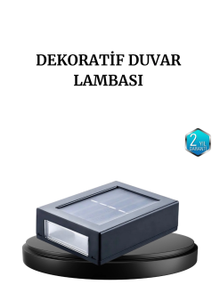 6 Led Güneş Enerjili Sensörlü Lamba – Akıllı Işık Sensörlü, Enerji Tasarruflu Bahçe Aydınlatma